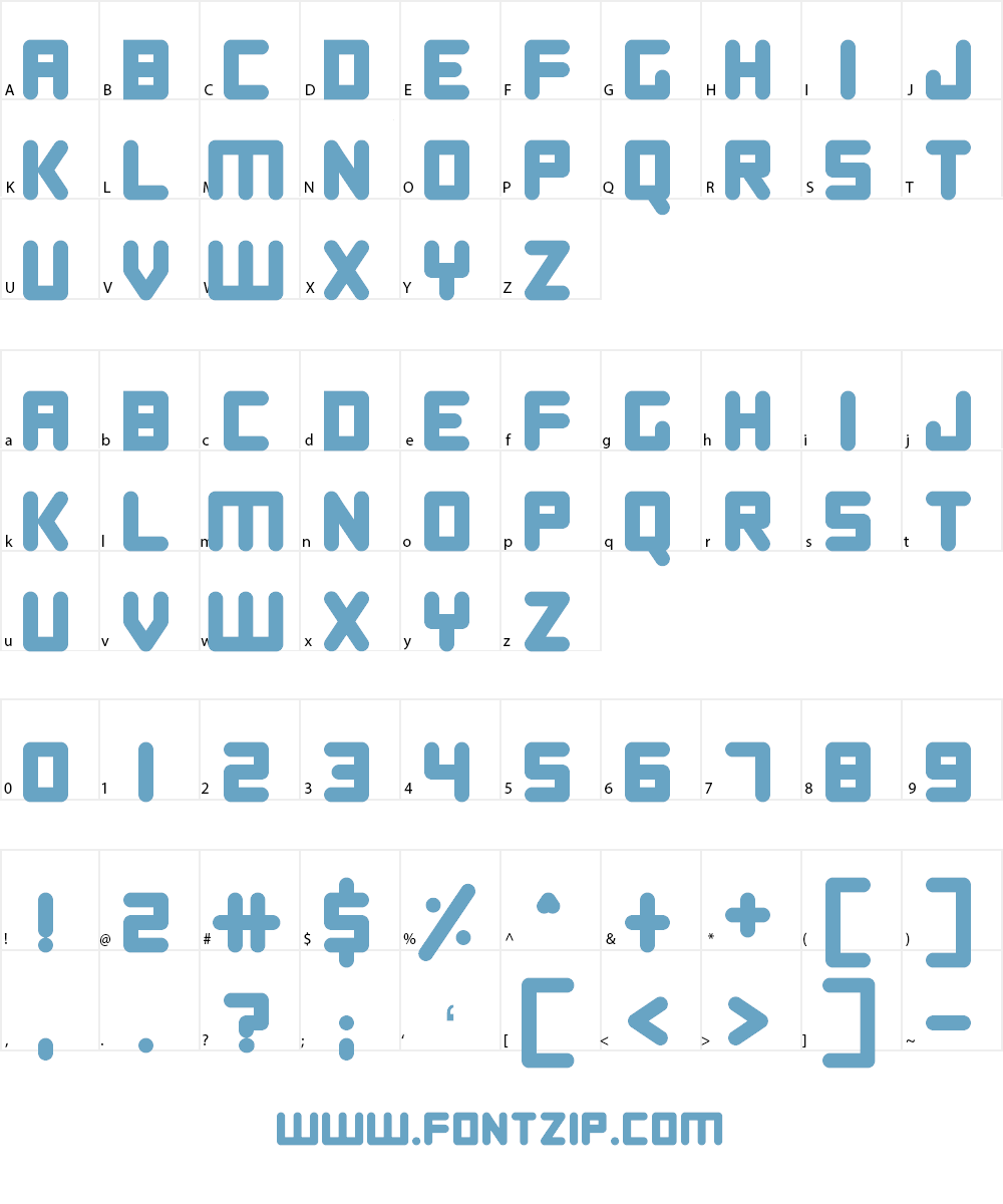 Digital Dreamers Font Character